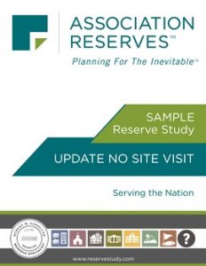 Sample Reserve Study Sample Hoa Reserve Study