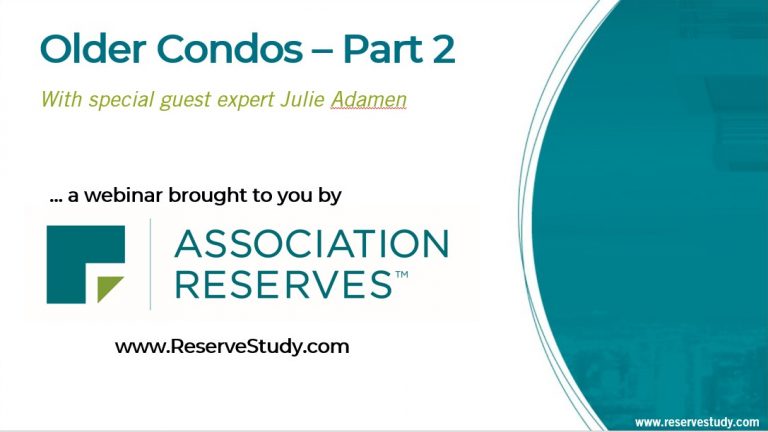 older-condos-condominium-reserve-study-educational-video-part-2