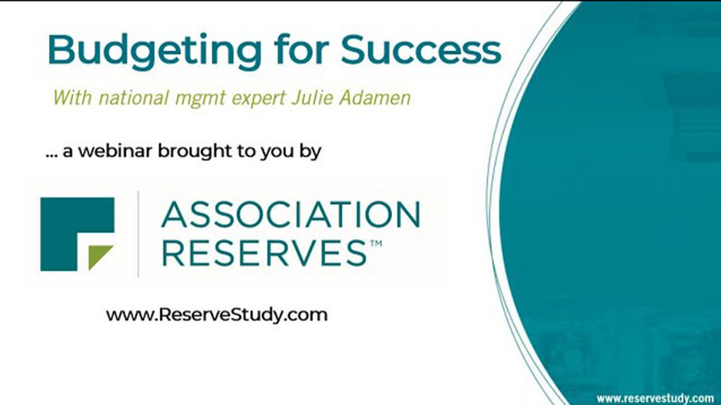 budgeting-for-success-julie-adamen-webinar-association-reserves