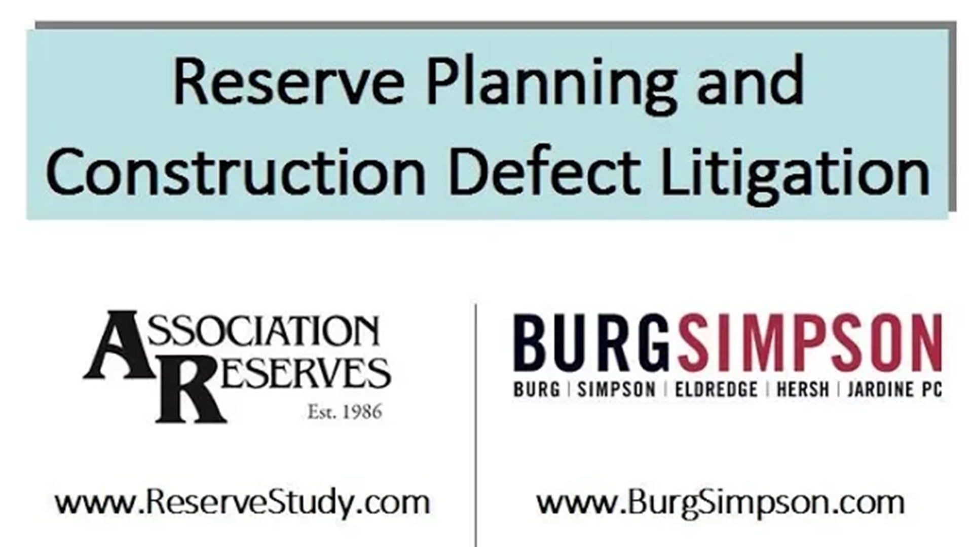 Reserve-Planning-and-Construction-Defect-Litigation-with-Loura-Sanchez-Joe-Smith