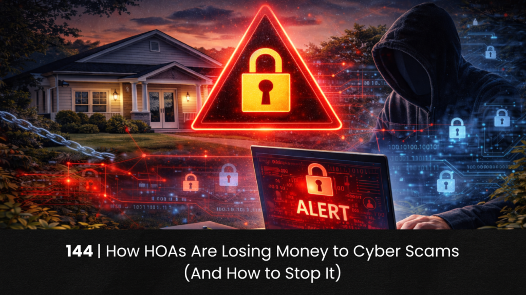 144 | How HOAs Are Losing Money to Cyber Scams (And How to Stop It) hoa-podcast
