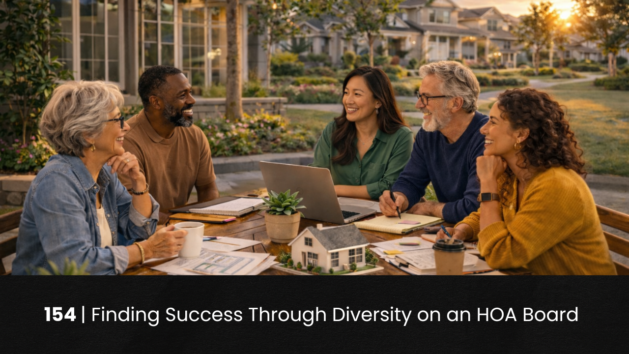 154 | Finding Success Through Diversity on an HOA Board hoa-podcast