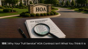 159 | Why Your "Full Service" HOA Contract Isn’t What You Think It Is hoa-podcast