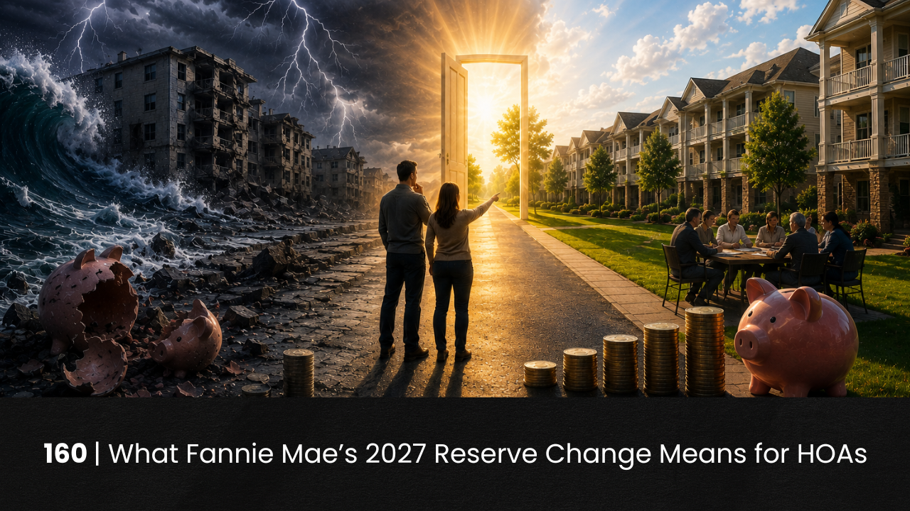 160 | What Fannie Mae’s 2027 Reserve Change Means for HOAs hoa-podcast