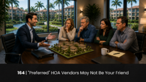 164 | "Preferred" HOA Vendors May Not Be Your Friend hoa-podcast