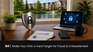 165 | Make Your HOA a Hard Target for Fraud & Embezzlement hoa-podcast