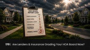 170| Are Lenders & Insurance Grading Your HOA Board Now? hoa-podcast